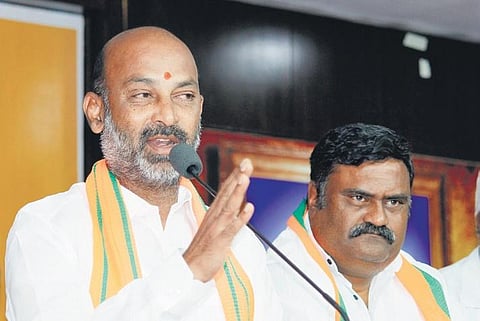 BJP State president Bandi Sanjay Kumar. (File Photo | Vani Buddhavarapu, EPS)