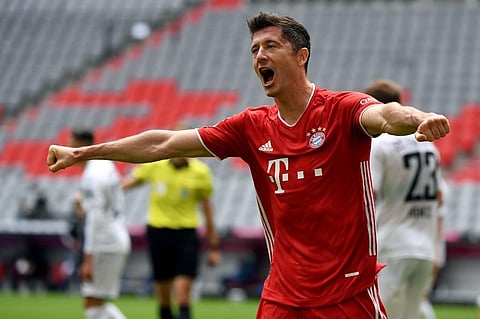 Bayern Munich's Polish forward Robert Lewandowski. (File Photo | AFP)