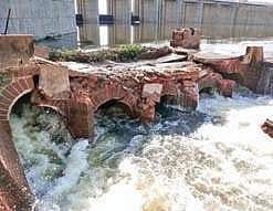 Collapsed bridge over river Penna (File Photo |EPS)