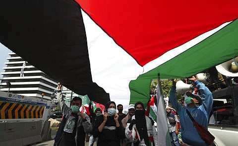 British trip-hop band Massive Attack has been barred from performing in Singapore after an investigation found two members unfurled a Palestinian flag during a concert
