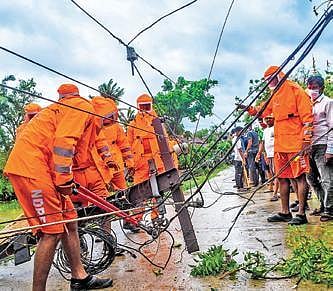 Restoration of power supply in rural areas has been challenging due to large-scale inundation and continuous rains.