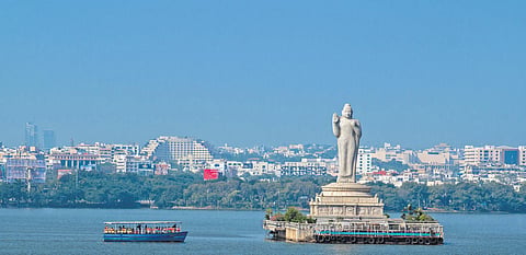 Panoramic view of Hyderabad