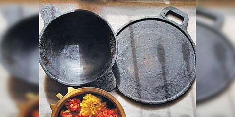 An assortment of traditional utensils 