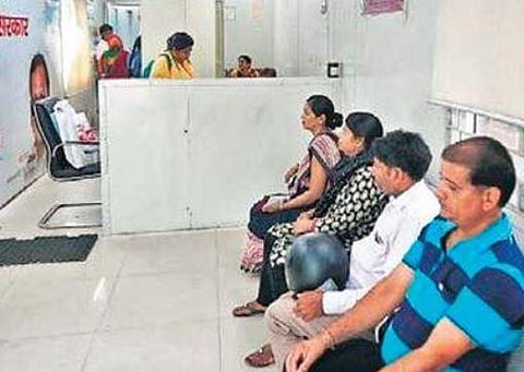 A mohalla clinic set up by the AAP government in New Delhi | Express