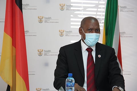 South Africa Health Minister Zweli Mkhize. (Photo | Twitter)