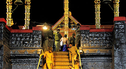 Sabarimala temple.