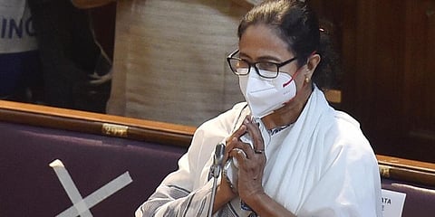 West Bengal CM Mamata Banerjee on the first day of the new assembly session on Saturday (Photo | PTI)