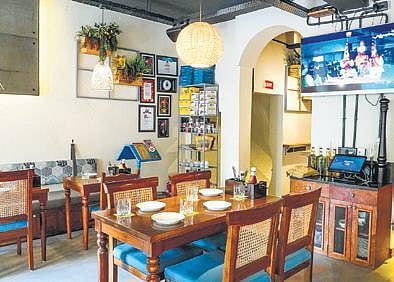 Two of the 25 Cafe Delhi Heights outlets at Khan Market (which is the  first outlet) and Aerocity