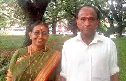 Padmavathi and Keshavan Nair 