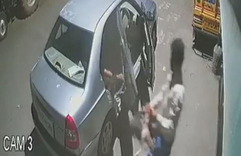 The CCTV screengrab