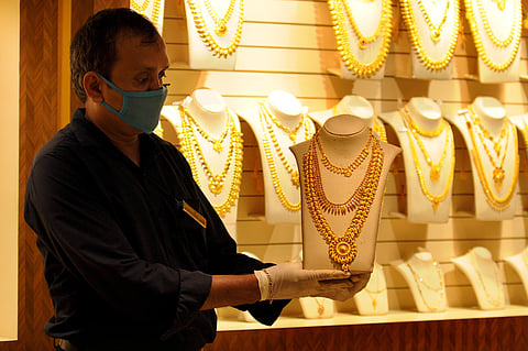 Around 40 per cent of gold jewellery is being hallmarked currently. (File Photo | EPS)