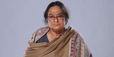Veteran Bengali actress Swatilekha Sengupta (Photo | Raj Chakrabarty Twitter)