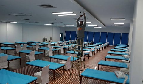 The 40-bed CCC at Athmallik had been set up following protests and demands by the residents and political parties, specially the BJP. (File Photo | EPS)