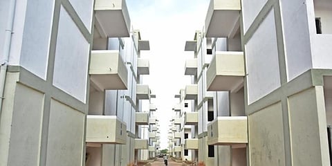 Image of residential buildings in Vijayawada used for representational purpose. (Photo | EPS)