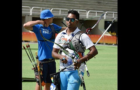 Indian archer Atanu Das (File Photo | PTI)
