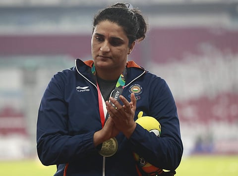 Discus thrower Seema Punia (File | AP)
