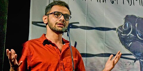 Former JNU student leader Umar Khalid. 