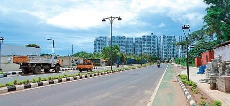 New lights at Abraham Madamakkal Road