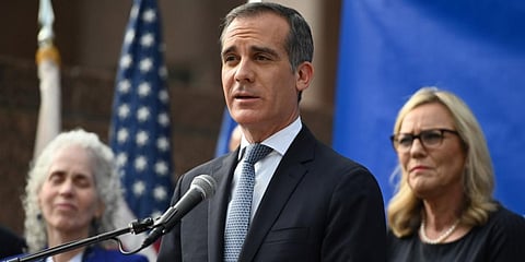 Los Angeles mayor Eric Garcetti (File photo| AFP)