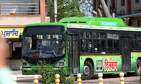 Representational image of a DTC bus (Photo | Shekhar Yadav, EPS)