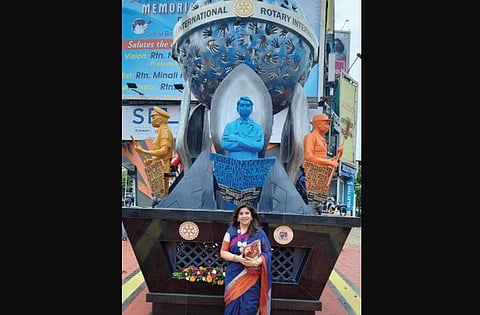 Minali N Thakkar at the Covid Warrior Memorial