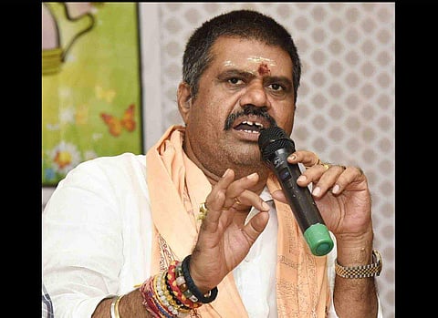 Andhra PradeshSports and Tourism Minister Muttamsetti Srinivasa Rao (File | EPS)