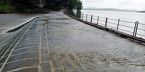 Mumbai's Vihar Lake starts overflowing following heavy rainfall. (File Photo | ANI)