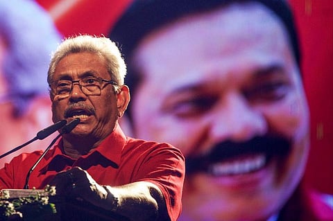 Sri Lanka President Gotabaya Rajapaksa (File photo |AFP)