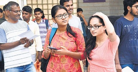 Representational image of engineering aspirants.  (File Photo | Nagaraja Gadekal/EPS)