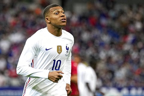 France's Kylian Mbappe  (Photo | AP)