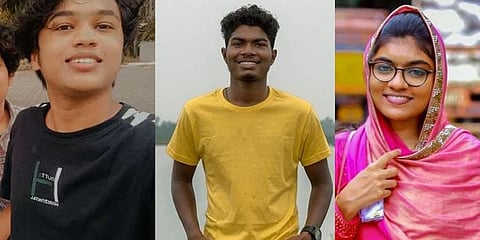 Adhil, Ebin and Ashna
