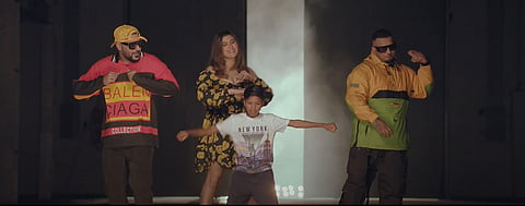 A still from Badshah's version of 'Bachpan ka Pyaar'. (Photo| YouTube screengrab)