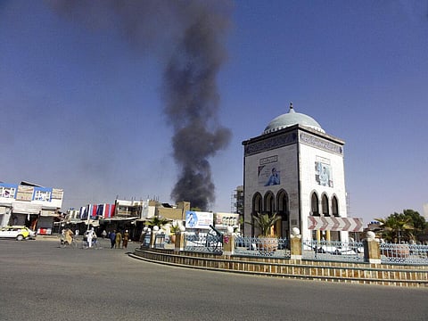 Smoke rises after fighting between the Taliban and Afghan security personnel, in Kandahar, southwest of Kabul. (File Photo | AP)