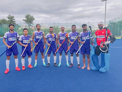 The Indian men's hockey team (Photo |  EPS)