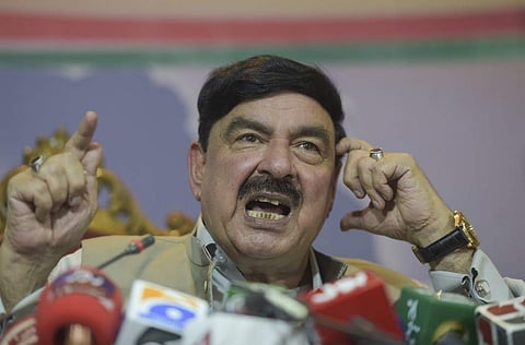 Pakistan Interior Minister Sheikh Rasheed Ahmad (File photo| AFP)