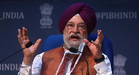 Union Minister Hardeep Singh Puri. (File | Shekhar Yadav, EPS)