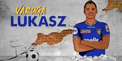 Polish striker Lukasz Gikiewicz (Photo | Chennaiyin FC)