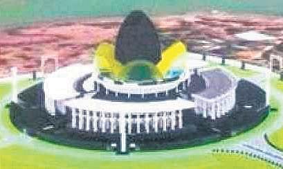 An artists’ impression of the proposed Anubhava Mantapa