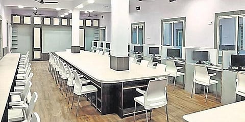 A library-cum-reading rooom of a government UP school in Ganjam  | Express