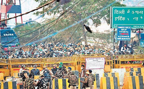 Farmers have been protesting at Delhi borders for over nine months