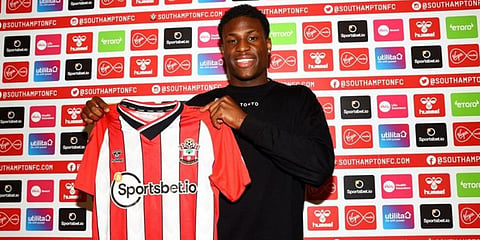 Thierry Small has signed a three-year professional contract with Southampton FC. (Photo | Southampton FC Twitter)
