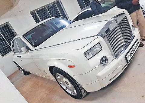The super luxury Rolls-Royce which was impounded in Bengaluru