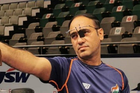 Indian Shooter Singhraj Adana (Photo | Twitter)