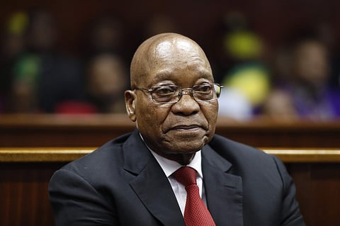 Former South African President Jacob Zuma in the dock at the High Court in Durban South Africa  (File Picture| AP)