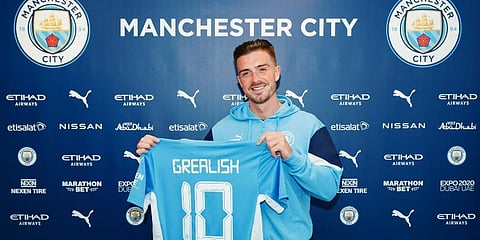 Premier League champion Manchester City signed Jack Grealish (Photo  @ManCity)