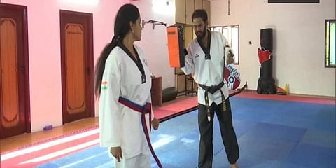 Taekwondo coach N Narayana (Photo| ANI)