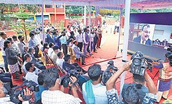 The newly constructed district and sessions court, Koraput  inaugurated at Jeypore on Friday. (Photo | Express)