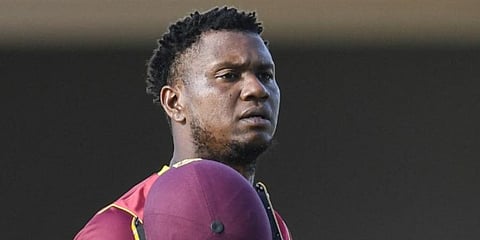 Evin Lewis was the star of the show, make 102 from just 52 balls. (Photo | AFP)