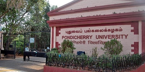 In 2016, Pondicherry University had occupied a preeminent position with 13th rank with 74.44 points. (File photo | Express)