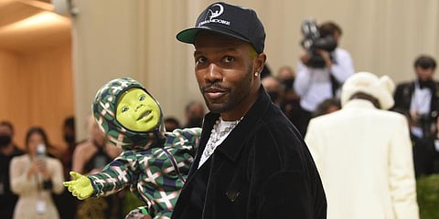 Frank Ocean attends The Metropolitan Museum of Art's Costume Institute benefit gala celebrating the opening of the 'In America: A Lexicon of Fashion' exhibition in New York. (Photo | AP)
